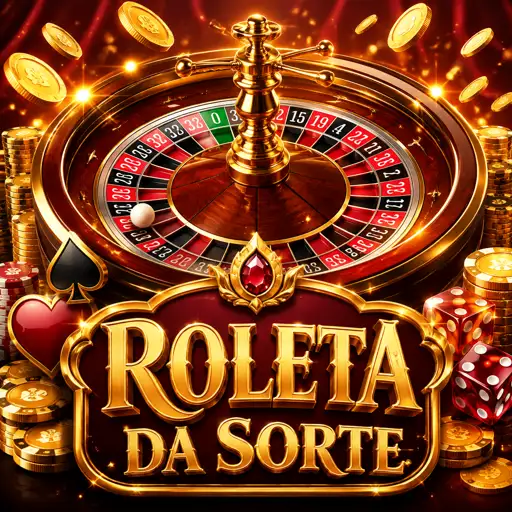 Cartão da roleta online com mesa em verde e detalhes dourados